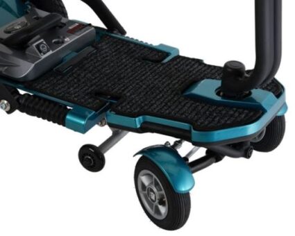 Scootmobiel Bobby Blue Deluxe 4W met draaistoel en luchtbanden - Afbeelding 7