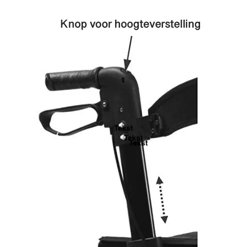 Rollator Vermeiren Quava - Afbeelding 3